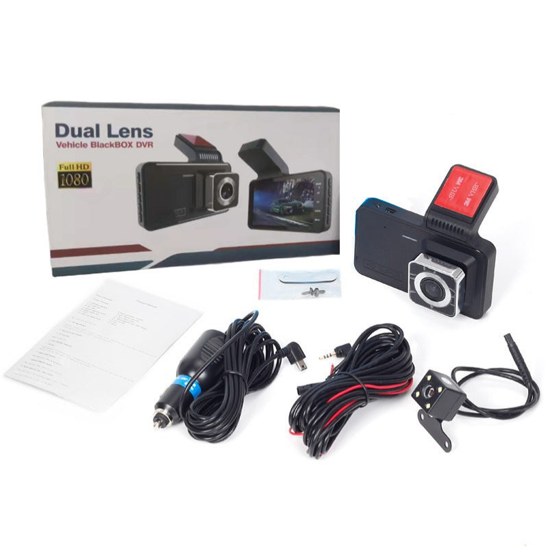 Dual lens vehicle blackbox dvr